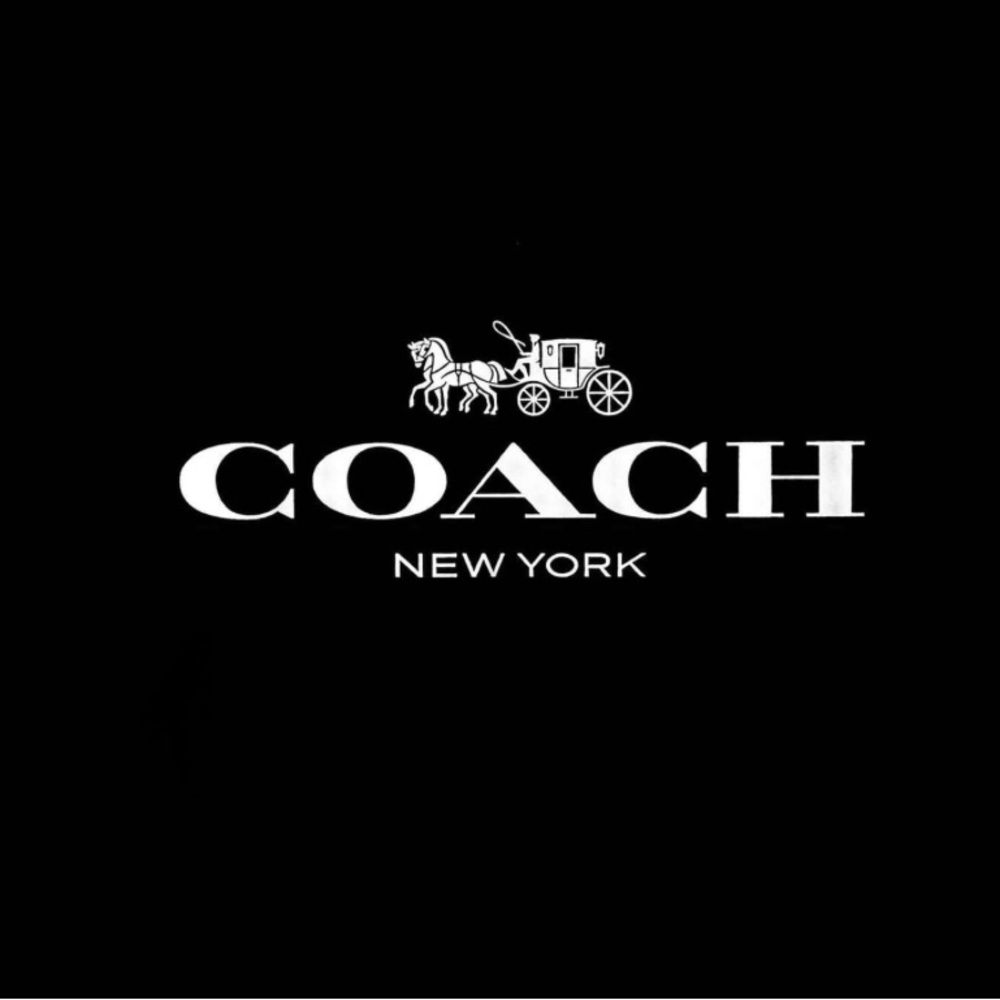 Coach Black and White Logo Design
